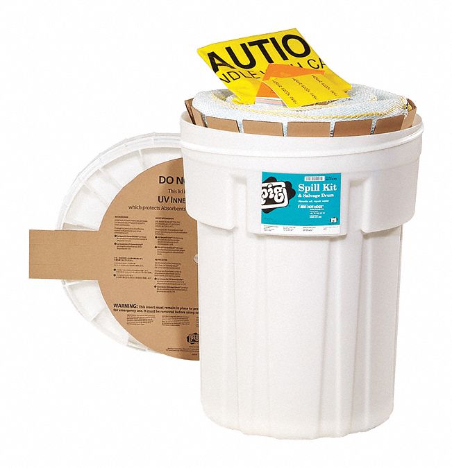 Spill Kit,  Oil-Based Liquids,  White