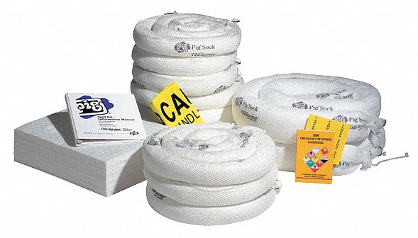 SPILL KIT REFILL,39 GAL ABSORB,WHITE