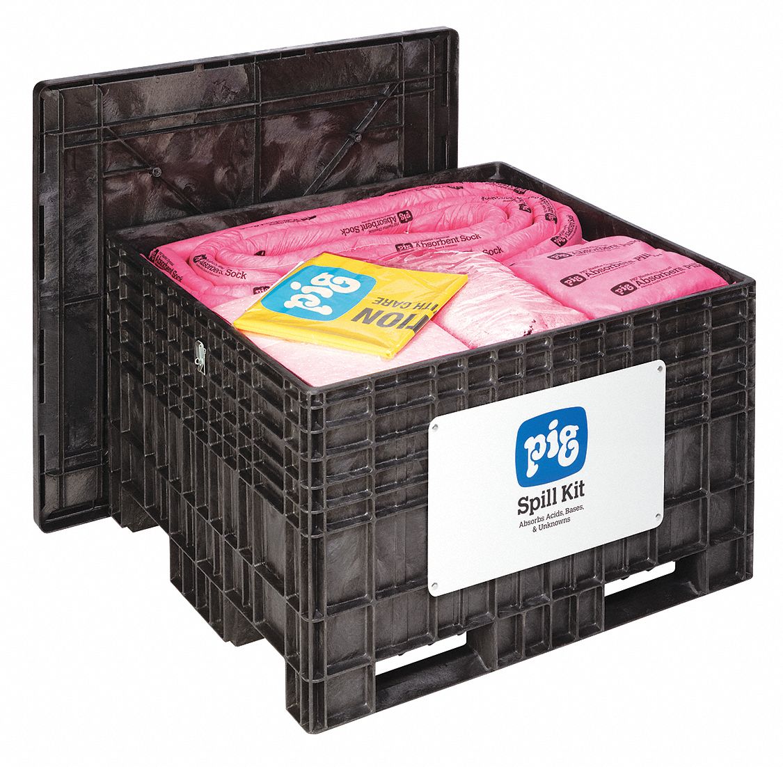 SPILL KIT,108 GAL ABSORB,BLACK