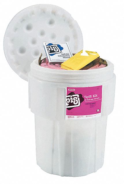 Spill Kit,  Chem/Hazmat,  White