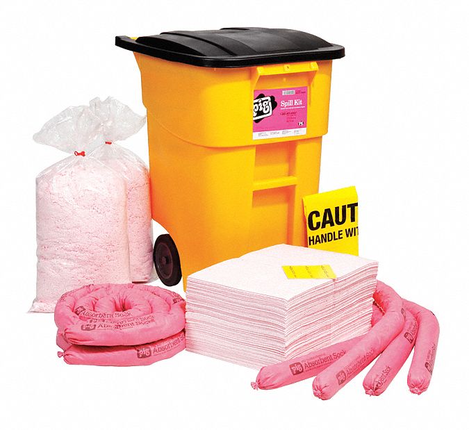 SPILL KIT,34 GAL ABSORB,YELLOW