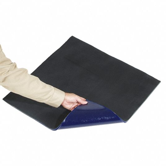 PIG Drain Cover, 24 in Length, 24 in Width, 1/2 in Thickness, Rubber