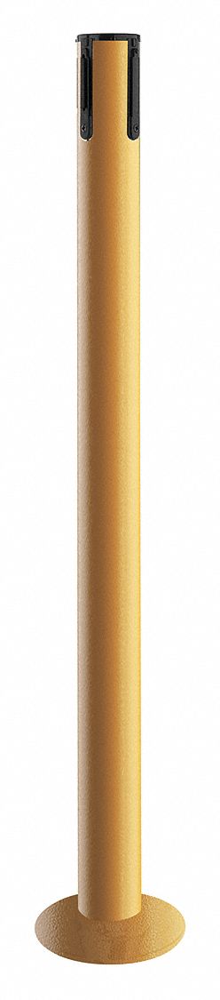Receiver Post, 36-1/2 In H, Yellow