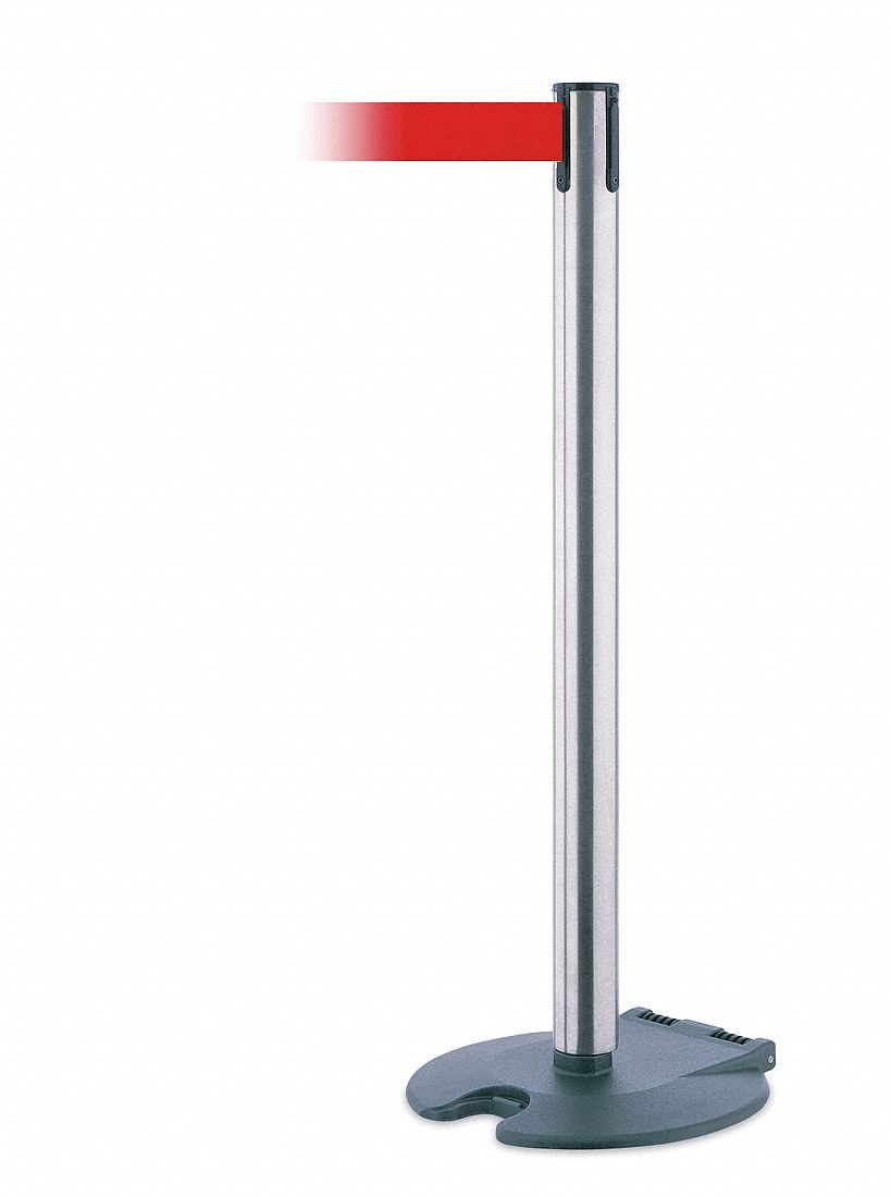 BARRIER POST WITH RED BELT,38