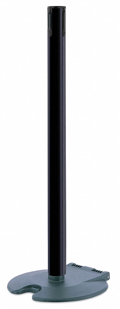 Receiver Post, 38 In H, Black