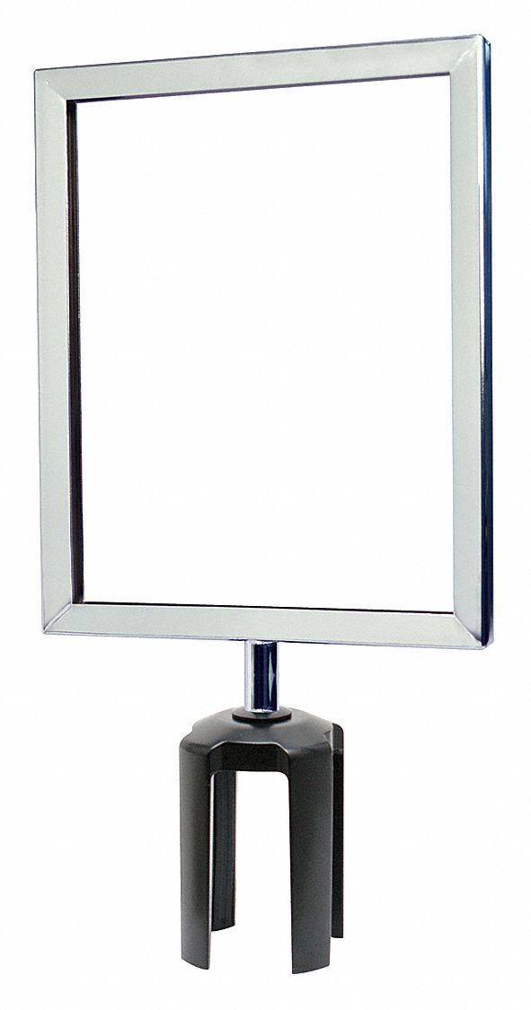 Sign Frame: 8 1/2 in Overall Wd