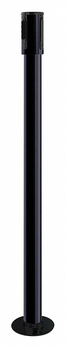 Receiver Post, 40-1/2 In H, Black