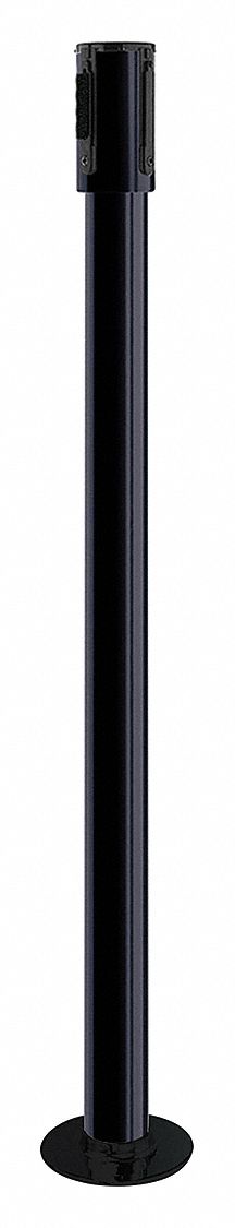 Receiver Post, 40-1/2 In H, Black