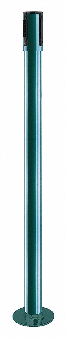 Receiver Post, 40-1/2 In H, Green