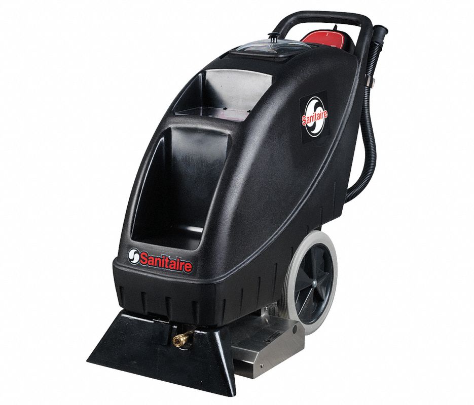 Walk Behind Carpet Extractor, 9 gal., 110V, 100 psi, 18" Cleaning Path