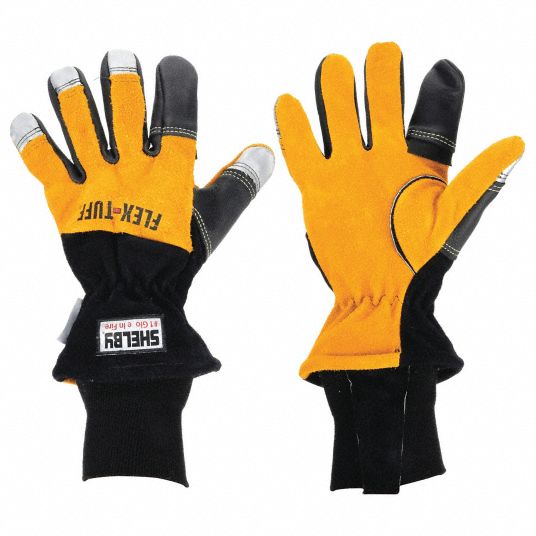 SHELBY, Firefighting, Gauntlet, Firefighters Gloves - 30RR81|5292 ...