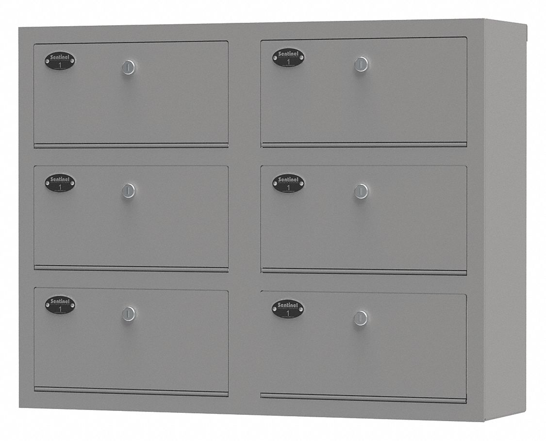 Sentinel Weapon Storage Cabinet 22 3 4inh Gray 30rt71 Wsl29082206knaa Grainger