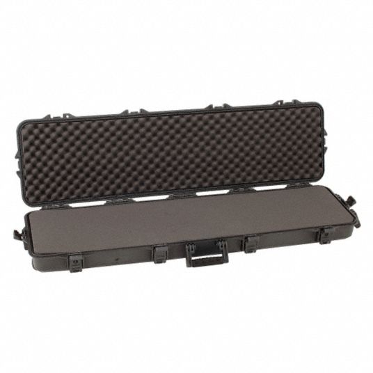 Rifle Case,52 in.,Black,Polypropylene - Grainger