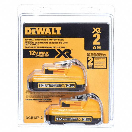 DEWALT 12V MAX Battery 30RV76 DCB127 2 Grainger