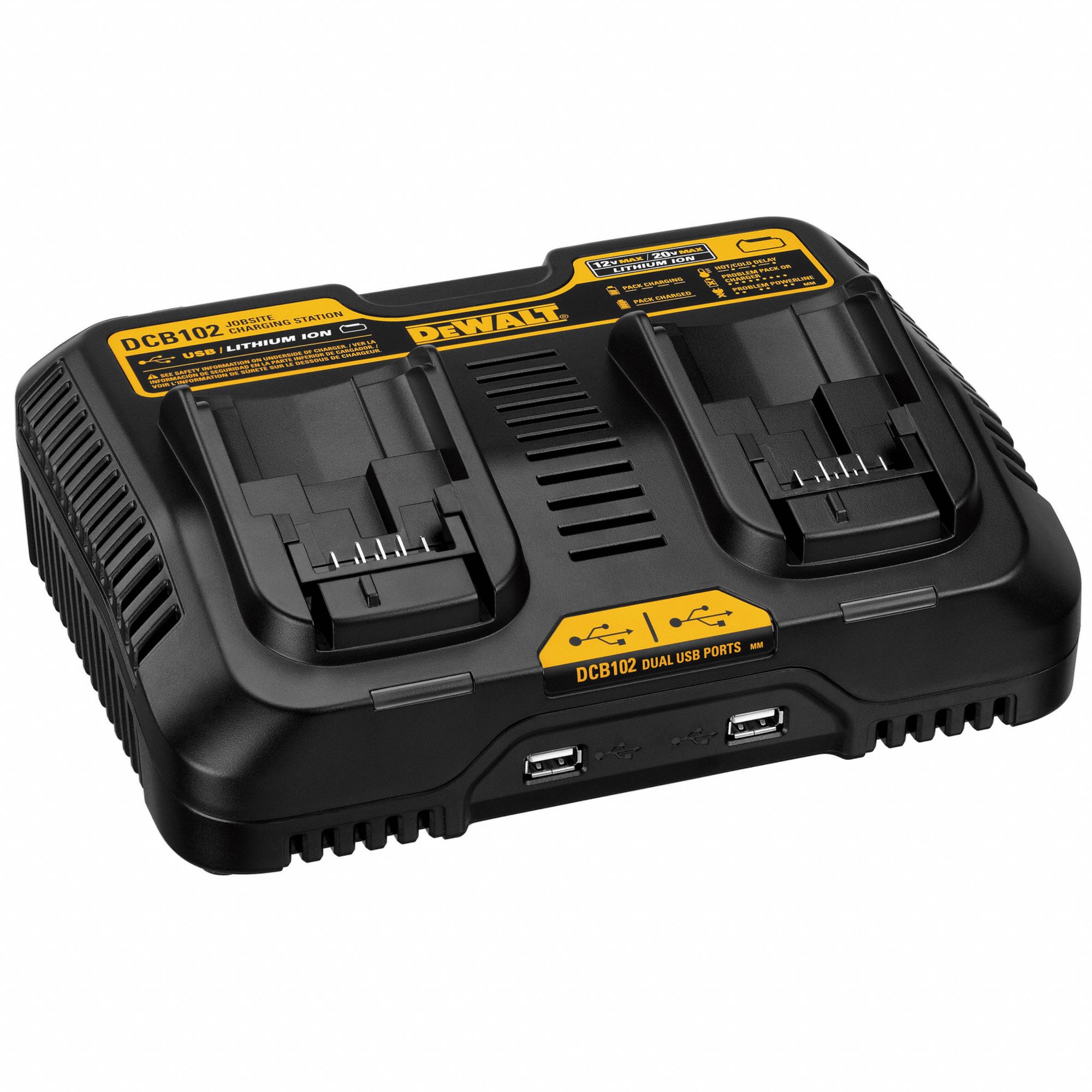 DEWALT Multi Port Simultaneous Charging Battery Charger