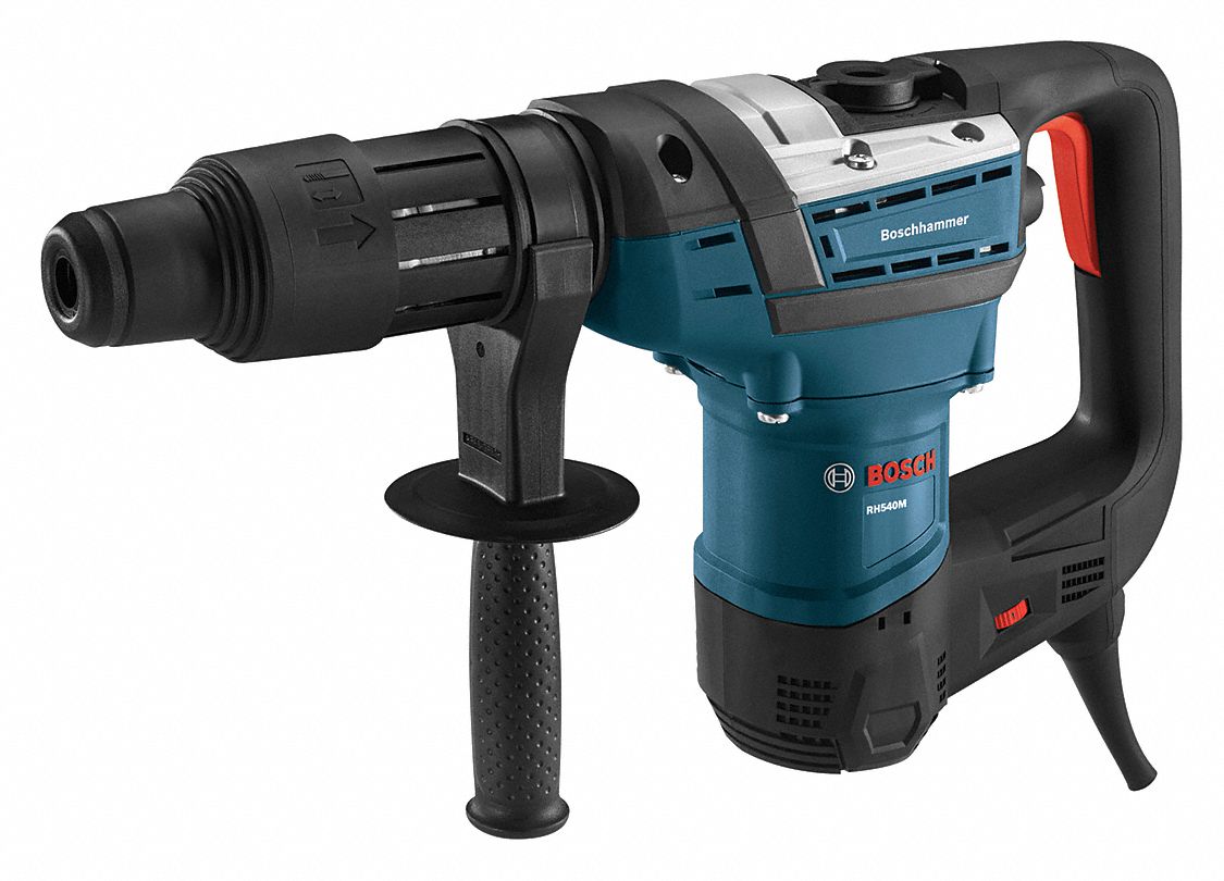 Rotary Hammer Kit: SDS-Max, L-Shape, 1 9/16 in Capacity, 6.1 ft-lb, 12 A, 2, 900 bpm, 120V AC