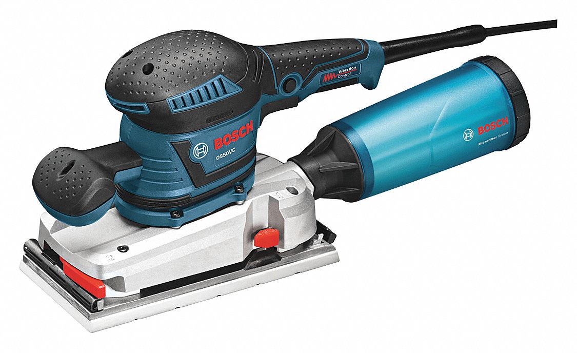 BOSCH, 4 1/2 in x 9 in Pad Size, 8000 to 11,000, Orbital Sander