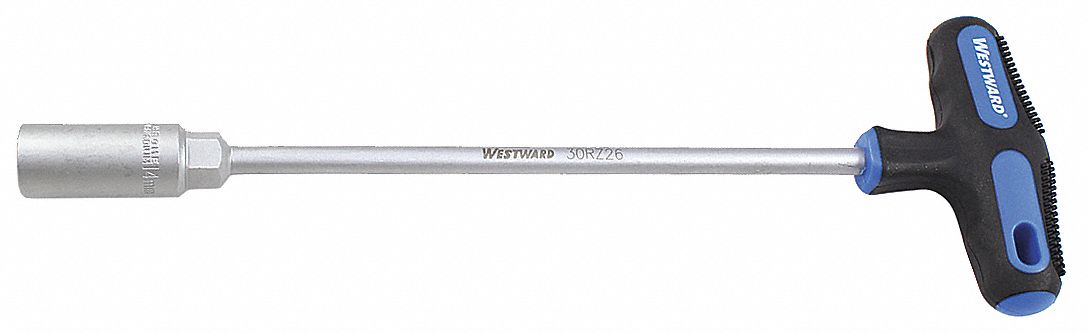 TOURNE-ECROU,14,0MM,SOLIDE,T,9-1/16PO