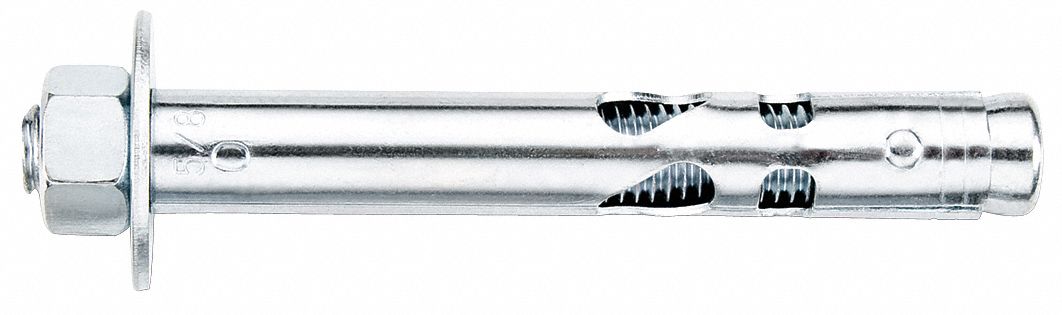 SLEEVE ANCHOR, 8¼ IN OVERALL L, ¾ IN DIA, ⅝
