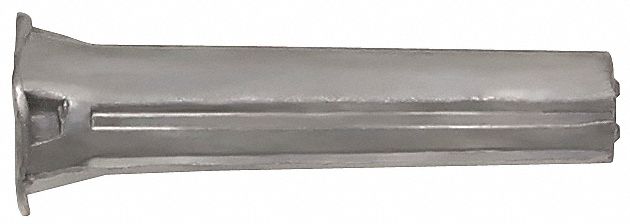Wall Anchor, Zamac Alloy, 3/4 in L, PK100