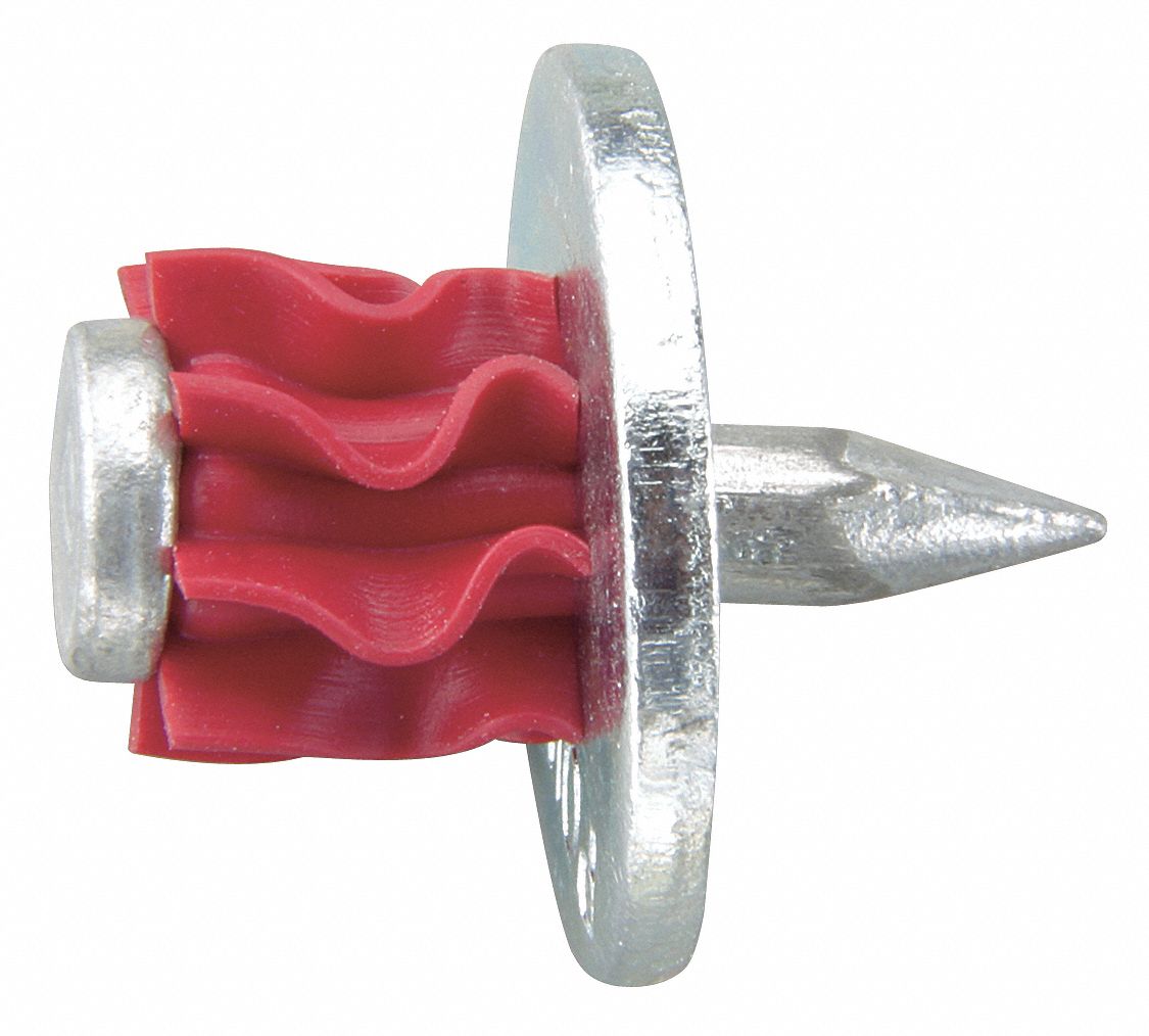 Pin with Washer: 3/4 in Overall Lg, 0.3 in Head Dia., 0.15 in Shank Dia., 100 PK