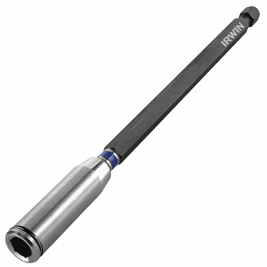 IRWIN, 6 in Overall Bit Lg, 1/4 in Hex Shank Size, Power Bit 55EW84