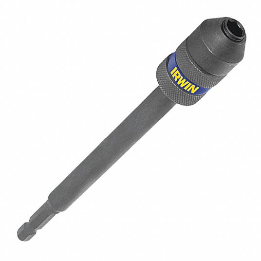 IRWIN 1/4 in Hex Impact Quick Change Bit Holder Shank, Overall Bit Length 6 in 30TJ931869516