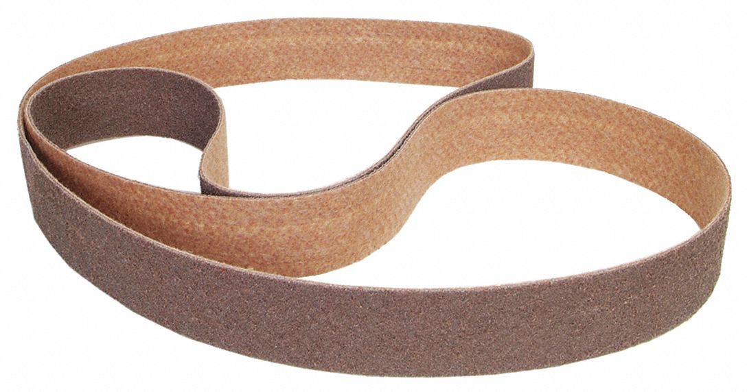 MERIT Sanding Belt 3 in Wd, 132 in Lg, NonWoven, Aluminum Oxide, 80
