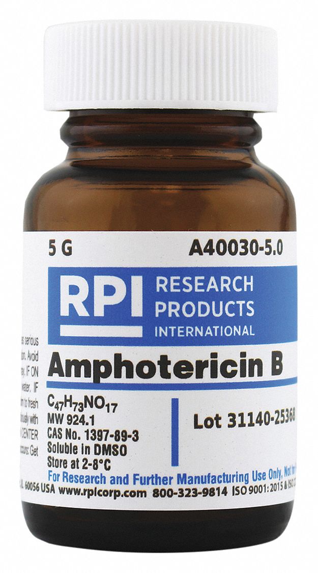 RPI Amphotericin B, 5 G Powder - 30TX18|A40030-5.0 - Grainger