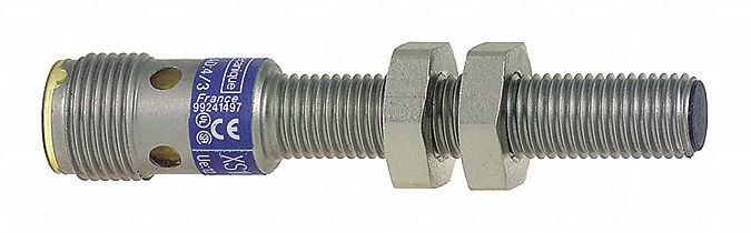 Inductive Cylindrical Proximity Sensor: Built-in Connector, Shielded, 3 Wires