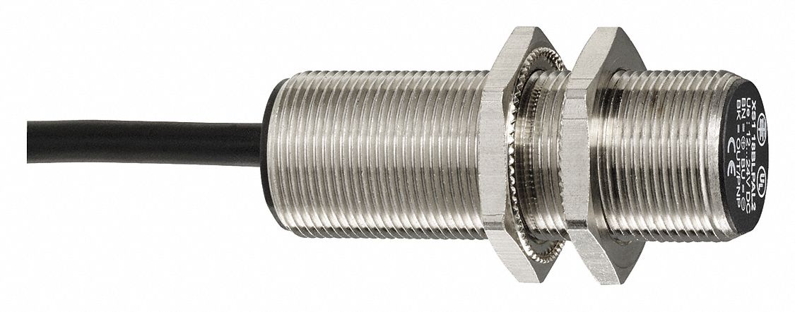 Inductive Cylindrical Proximity Sensor: Non-Terminated Cable, Shielded, PNP