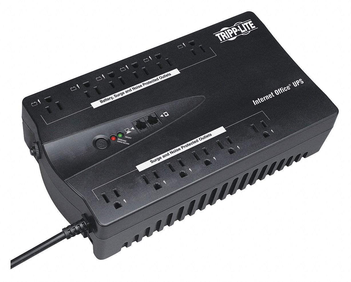 TRIPP LITE UPS System, 900.0 VA, 480.0 W, Number of Outlets: 12, 10 min ...