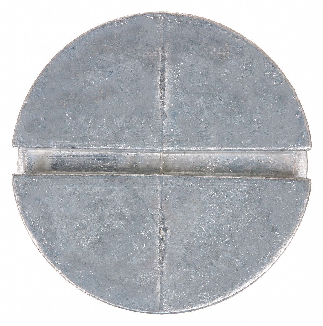 CLOSURE PLUG,ZINC,1/2 IN NPT,PK4