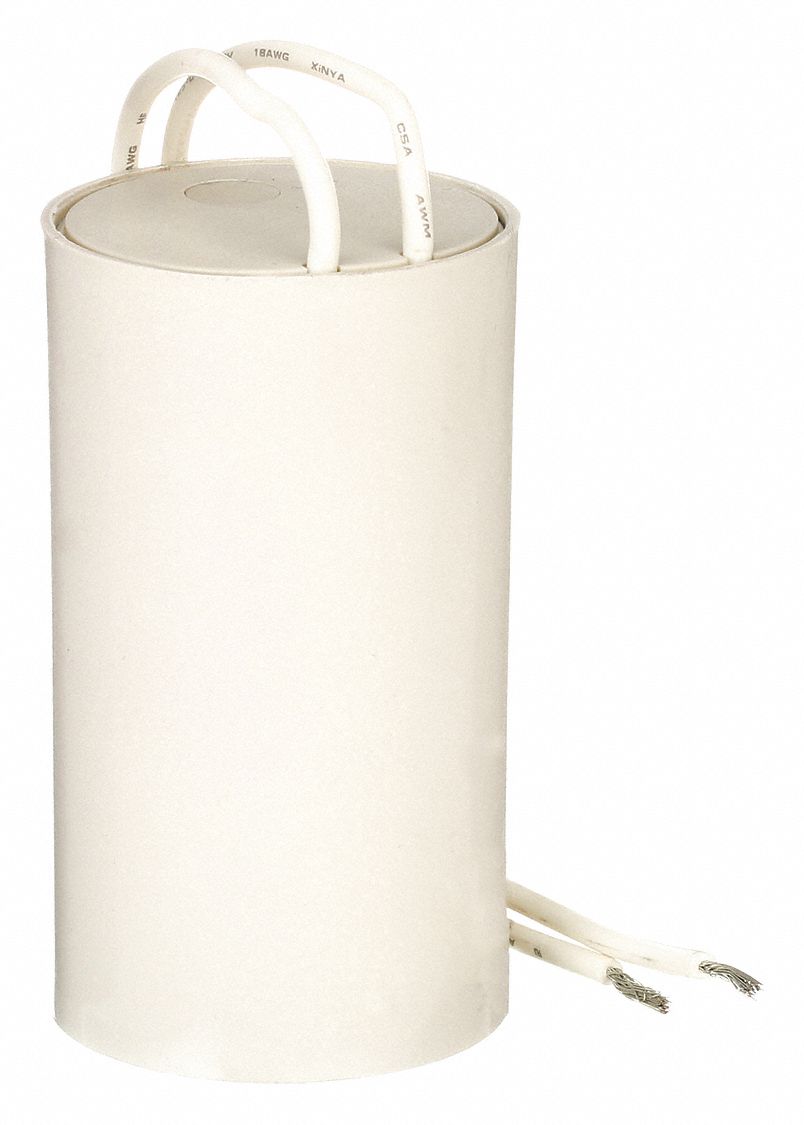 DRY-FILM HID CAPACITOR, 14 MFD RATING, 300V AC, 1⅜ IN D, 3&frac14; IN H