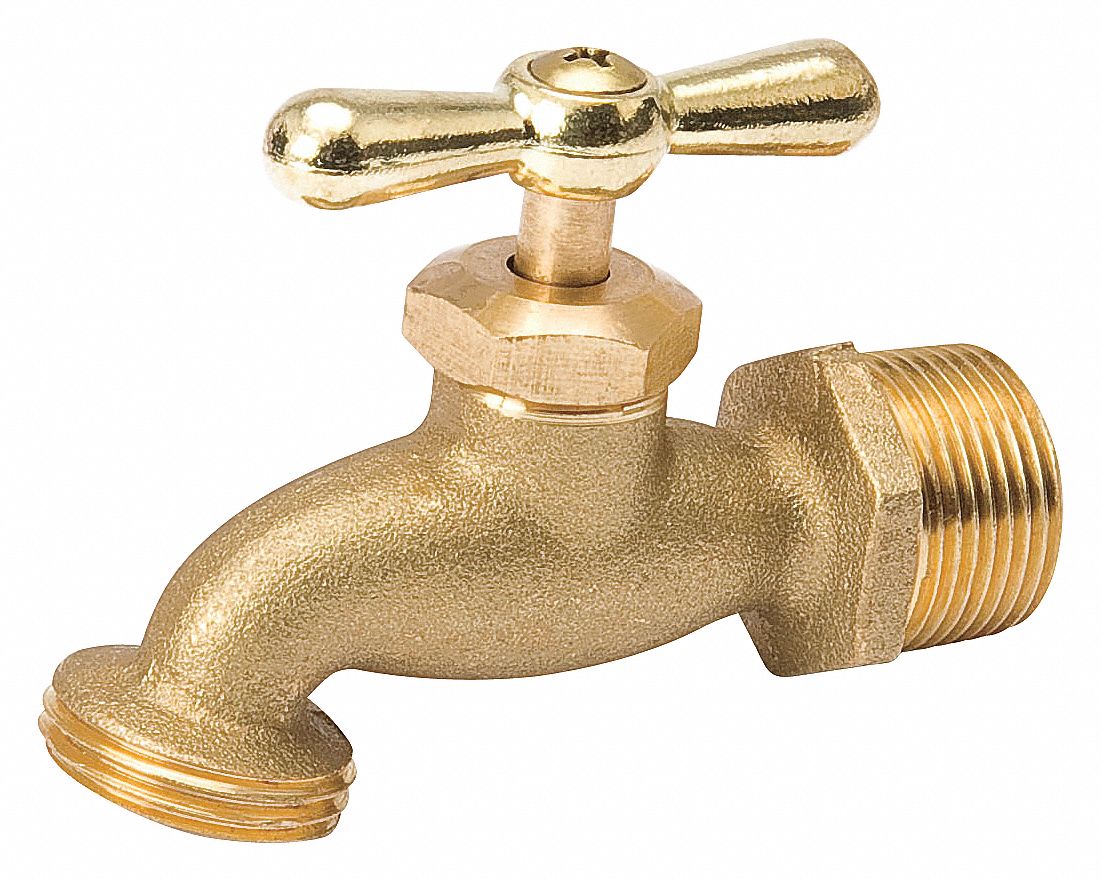 brass hose bib