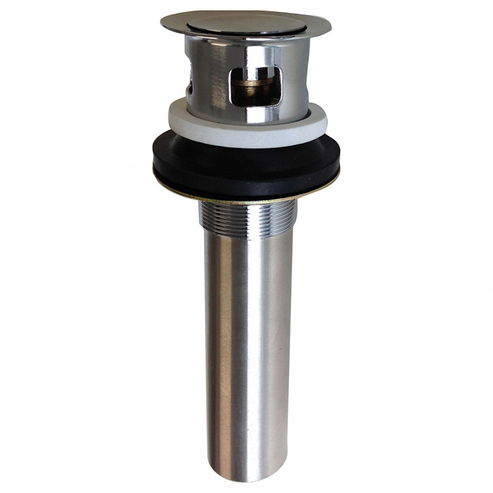 Sink Drain Silver 6 3/4 H 2 1/8 Dia