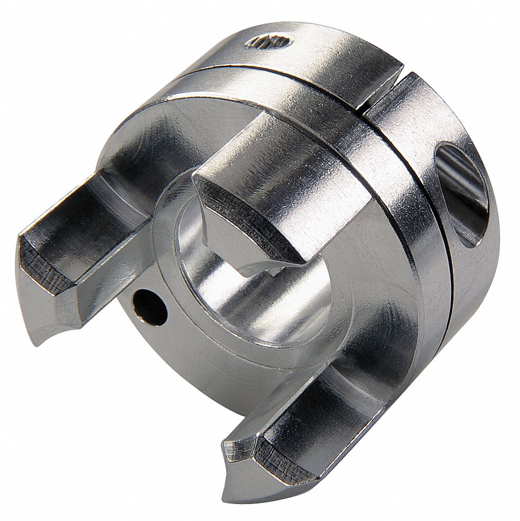 RULAND MANUFACTURING JC32-8-A Curved Jaw Coupling Hub,1/2",Aluminum 30UN80