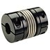 Clamp-On Bellows Shaft Couplings for Round Shafts