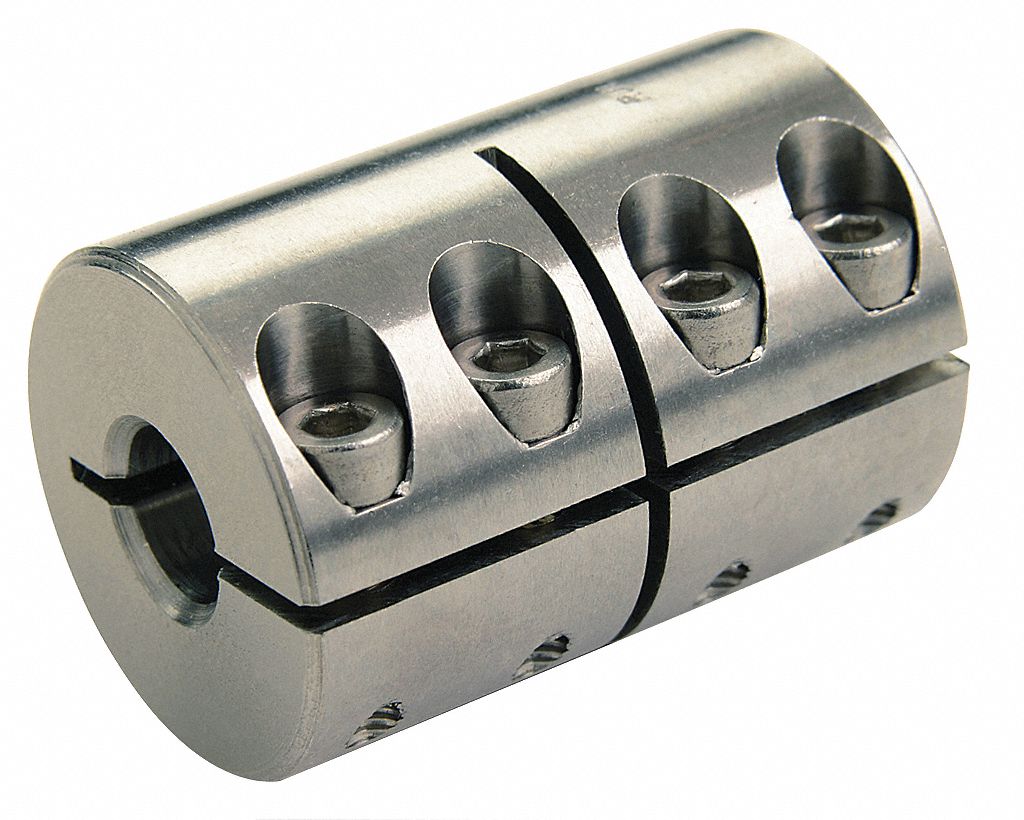 RULAND MANUFACTURING, 5/16 in Bore Dia 1, 5/16 in Bore Dia 2, Rigid