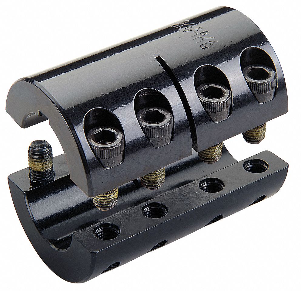 RULAND MANUFACTURING, Rigid Shaft Coupling, 2 Piece Clamp, Rigid Shaft Coupling 30VK16SPC23