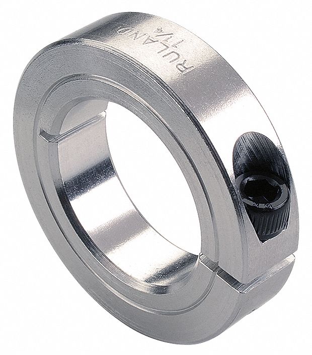 RULAND MANUFACTURING 2024 Aluminum Shaft Collar, Clamp Collar Style