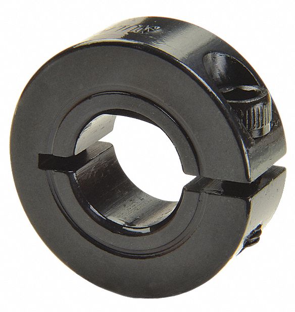 RULAND MANUFACTURING Black Oxide 1215 Lead Free Steel Shaft Collar