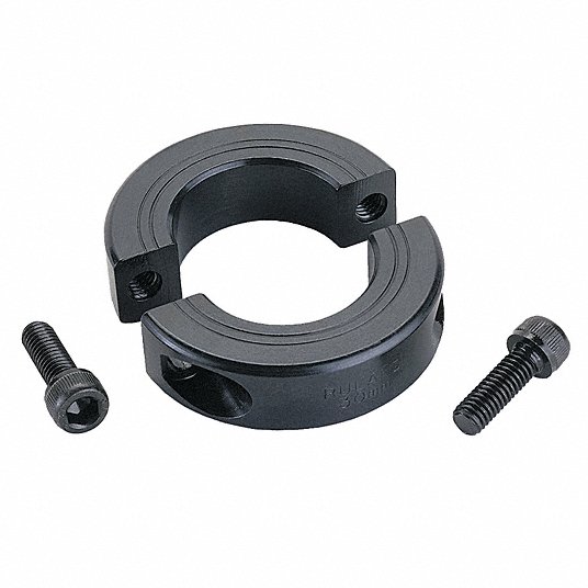 RULAND MANUFACTURING MSP-16E-F Shaft Collar,Clamp,2Pc,1 In,Steel 
