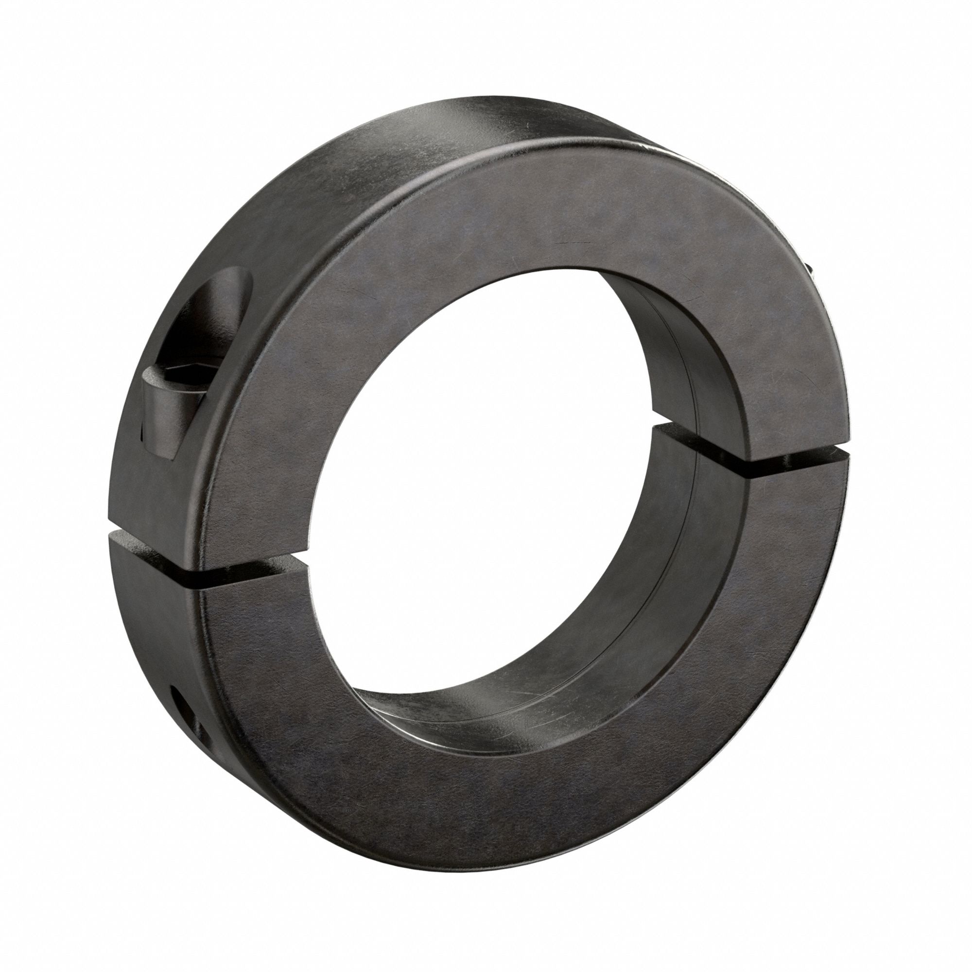 Shaft Collar: 2-Piece, Metric, Round, Clamp On, 85 mm Bore Dia, 32 mm Collar Wd