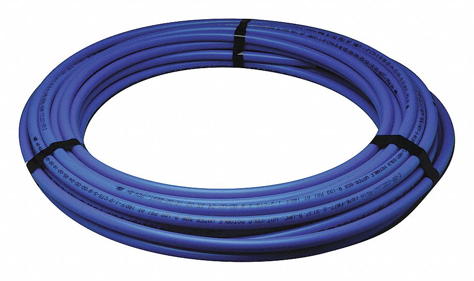 GRAINGER APPROVED 10 ft Tubing, 1/2 in Outside Dia., 15/32 in Inside