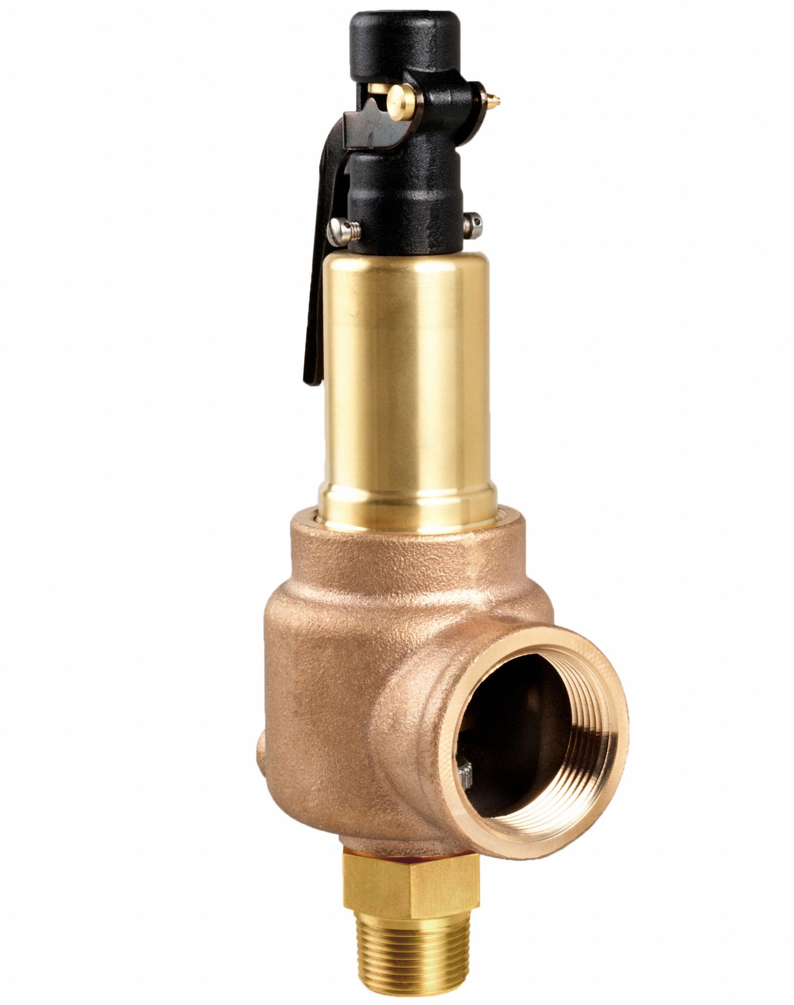 1/4in M, NPT 175 PSI Hi-Temp Rated Safety Valve 