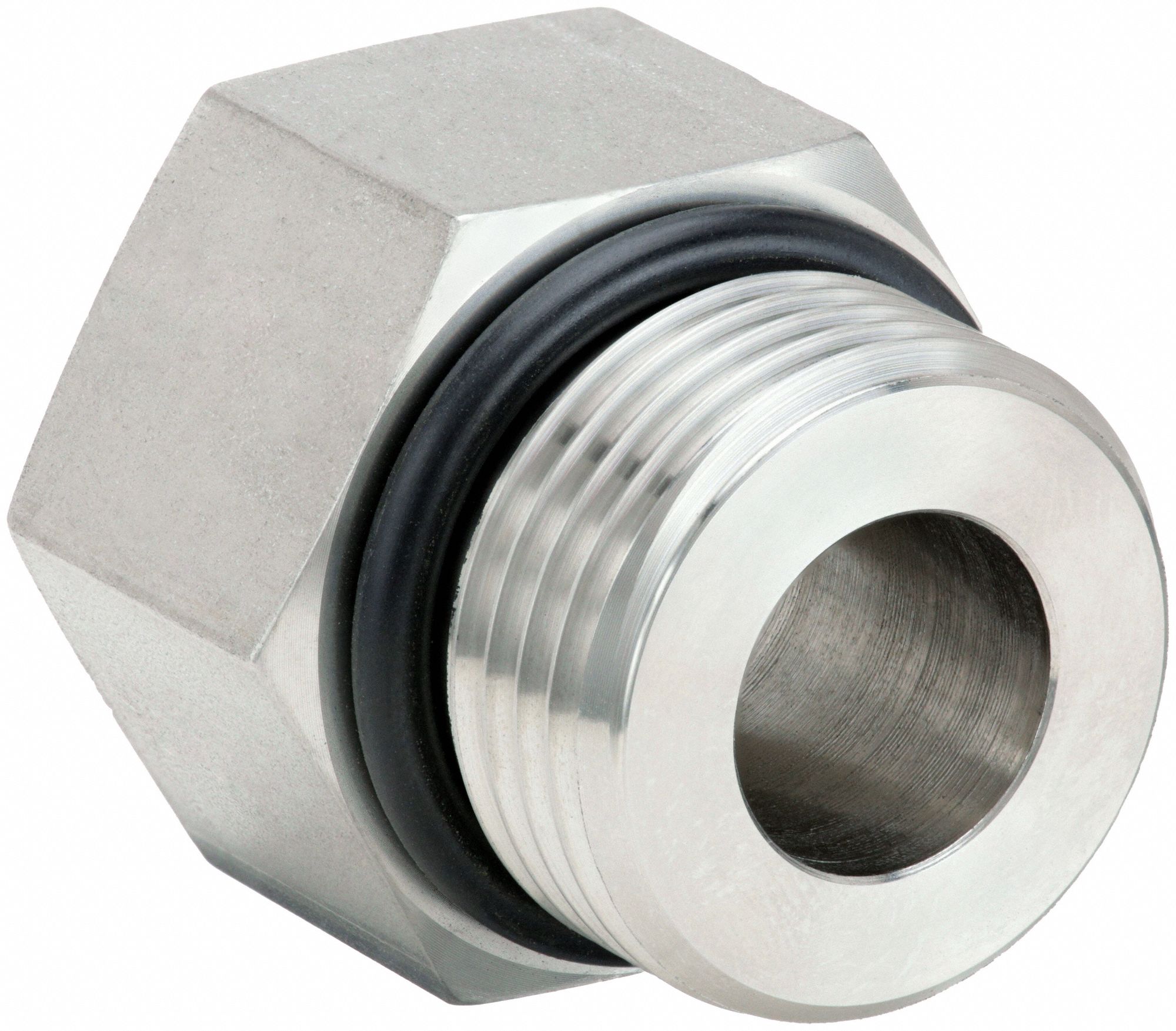 ADAPTER: 316 STAINLESS STEEL, ¾ IN X ⅜ IN FITTING, MALE SAE-ORB X FEMALE NPT, ADAPTER