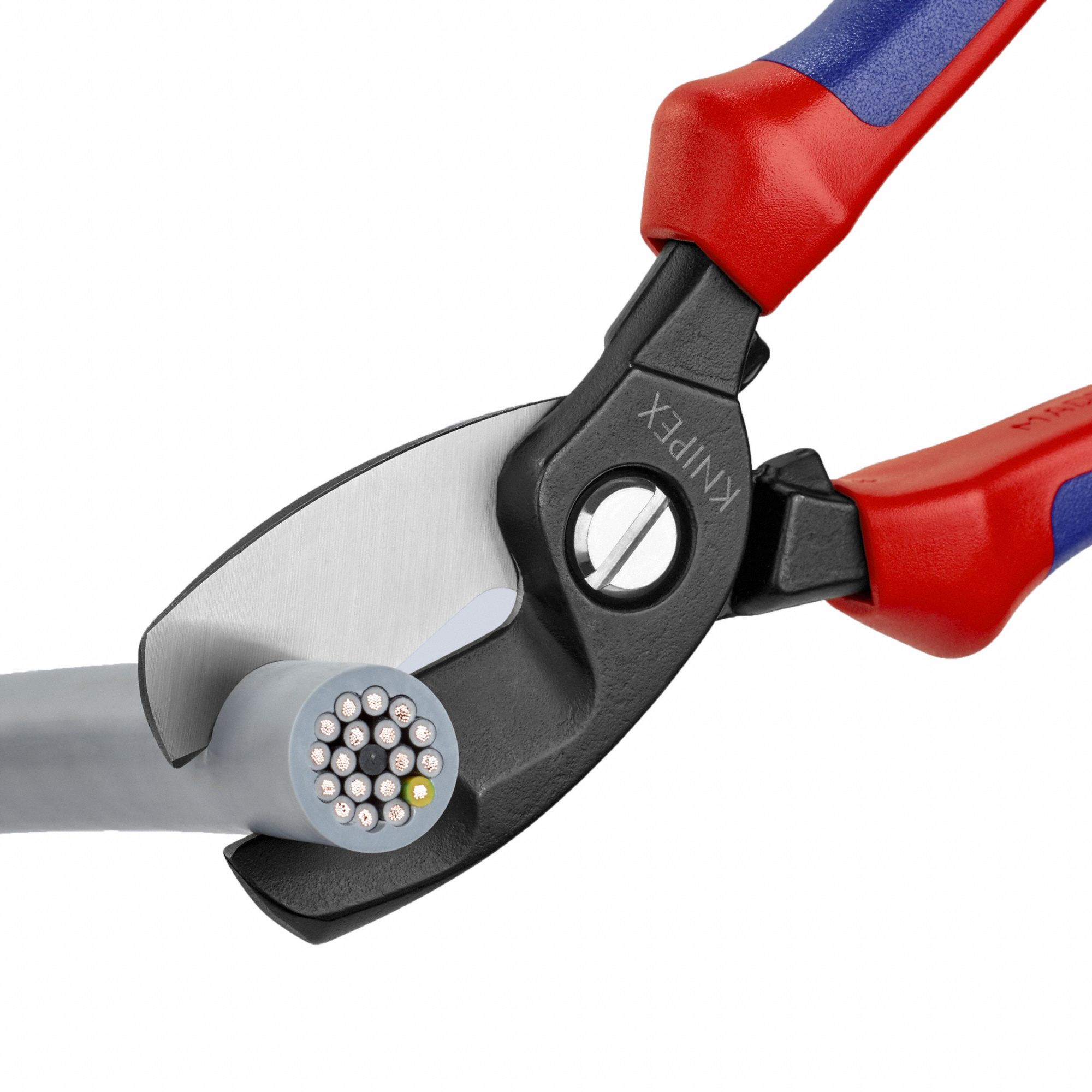 KNIPEX Cable Shears, 8 in Overall Length, Shear