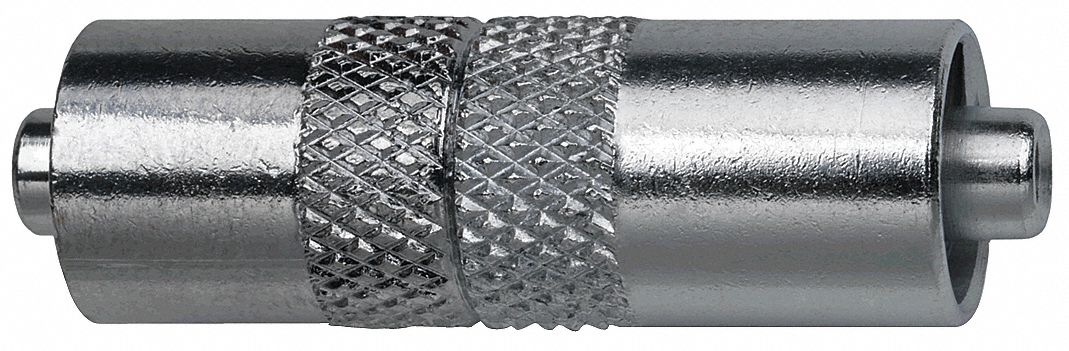 LUER LOCK ADAPTER, PLATED BRASS, SILVER