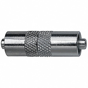 LUER LOCK ADAPTER,PLATED BRASS,SILVER